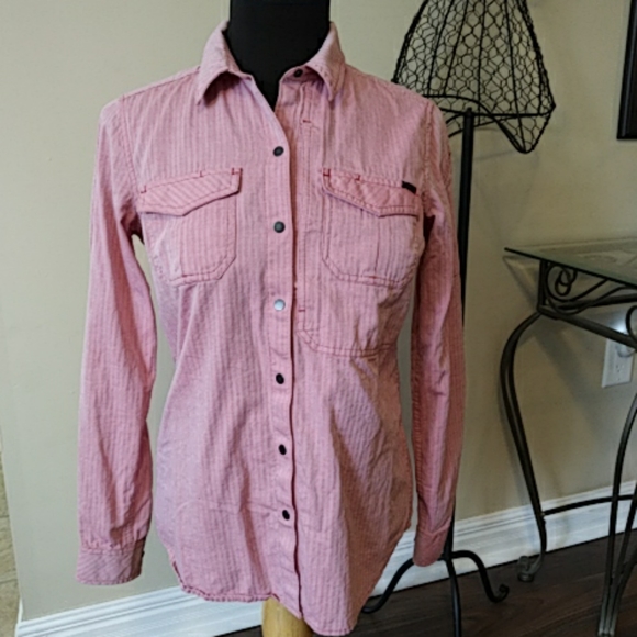 5.11 Pink Snap Button Down Tactical shirt. S EUC - Picture 1 of 8
